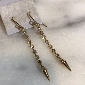 Dangling Rhinestone Earrings